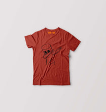 Load image into Gallery viewer, Dab Marshmello Kids T-Shirt for Boy/Girl-Brick Red-Ektarfa.online
