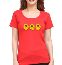 Load image into Gallery viewer, Smiley T-Shirt for Women-Red-Ektarfa.online
