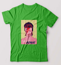 Load image into Gallery viewer, David Bowie T-Shirt for Men-flag green-Ektarfa.online
