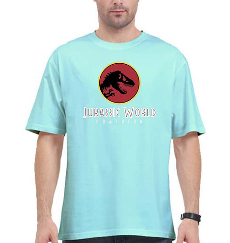 Jurassic World Oversized T-Shirt for Men-Mint-Ektarfa.online
