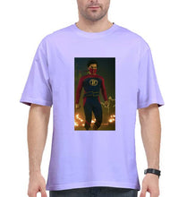 Load image into Gallery viewer, Minnal Murali Oversized T-Shirt for Men-Lavender-Ektarfa.online
