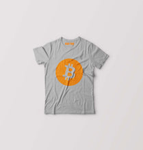 Load image into Gallery viewer, Cryptocurrency Bitcoin Kids T-Shirt for Boy/Girl-Grey-Ektarfa.online
