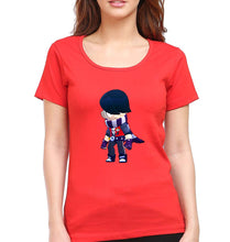 Load image into Gallery viewer, Edgar Brawl Starts T-Shirt for Women-Red-Ektarfa.online
