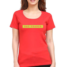 Load image into Gallery viewer, Day Trader Share Market T-Shirt for Women-Red-Ektarfa.online
