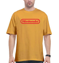 Load image into Gallery viewer, Nintendo Oversized T-Shirt for Men-Golden Yellow-Ektarfa.online
