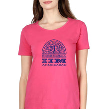 Load image into Gallery viewer, IIM Ahmedabad T-Shirt for Women-Pink-Ektarfa.online
