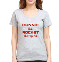 Load image into Gallery viewer, Ronnie O&#39;Sullivan Snooker T-Shirt for Women-Grey Melange-Ektarfa.online
