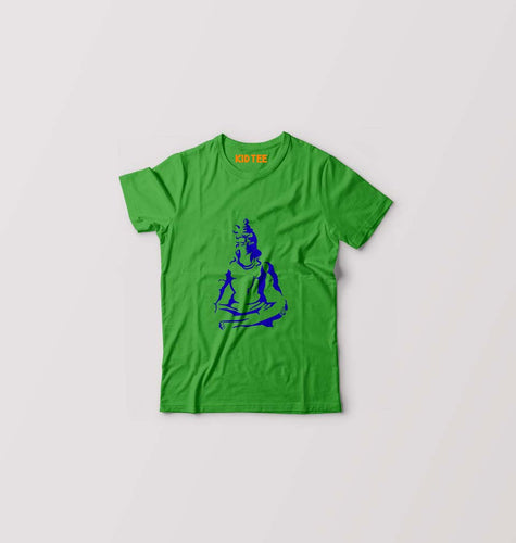 Mahakal Mahadev Bholenath Shiva Shivji Kids T-Shirt for Boy/Girl-Flag Green-Ektarfa.online