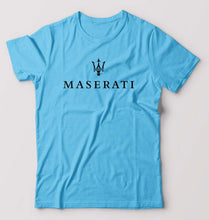 Load image into Gallery viewer, Maserati T-Shirt for Men-Light Blue-Ektarfa.online
