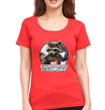 Load image into Gallery viewer, Rocket Raccoon T-Shirt for Women-red-Ektarfa.online
