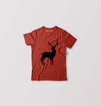 Load image into Gallery viewer, Deer Kids T-Shirt for Boy/Girl-Brick Red-Ektarfa.online
