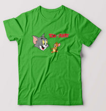 Load image into Gallery viewer, Tom and Jerry T-Shirt for Men-flag green-Ektarfa.online

