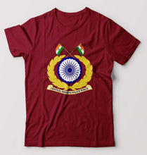 Load image into Gallery viewer, CRPF T-Shirt for Men-Maroon-Ektarfa.online
