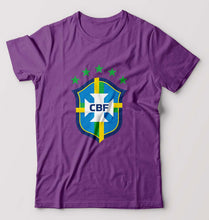 Load image into Gallery viewer, Brazil Football T-Shirt for Men-Purple-Ektarfa.online
