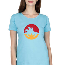 Load image into Gallery viewer, Dragon Ball Z T-Shirt for Women-Light Blue-Ektarfa.online
