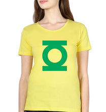 Load image into Gallery viewer, Green Lantern Superhero T-Shirt for Women-Yellow-Ektarfa.online
