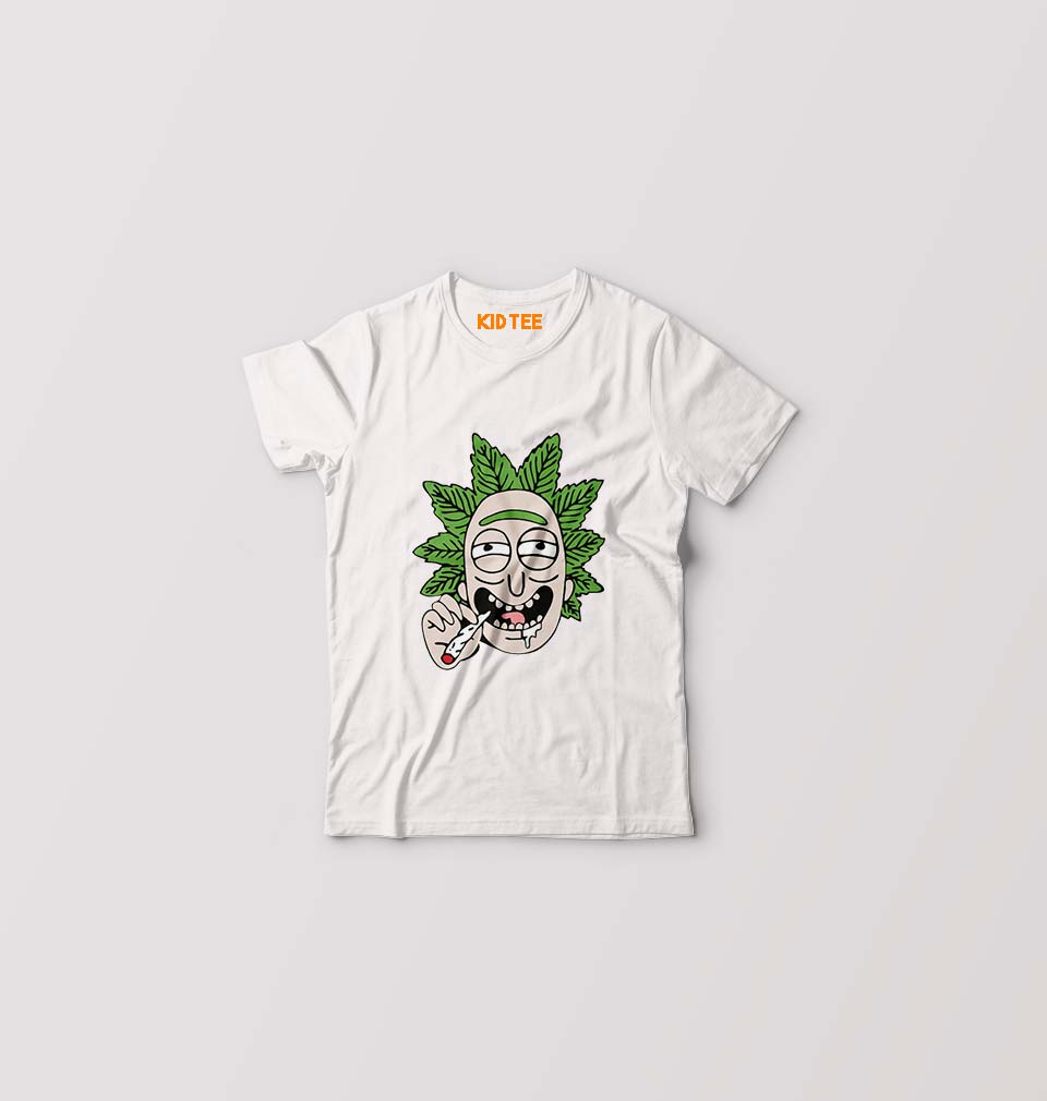 Rick and Morty Kids T-Shirt for Boy/Girl-White-Ektarfa.online