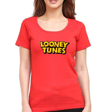 Load image into Gallery viewer, Looney Tunes T-Shirt for Women-Red-Ektarfa.online
