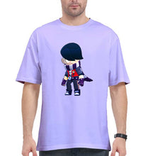 Load image into Gallery viewer, Edgar Brawl Starts Oversized T-Shirt for Men-Lavender-Ektarfa.online
