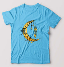 Load image into Gallery viewer, Dream Catcher Moon T-Shirt for Men-Light Blue-Ektarfa.online
