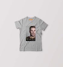 Load image into Gallery viewer, Shane Warne Kids T-Shirt for Boy/Girl-Grey Melange-Ektarfa.online
