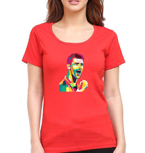 Load image into Gallery viewer, Novak Djokovic Tennis T-Shirt for Women-Red-Ektarfa.online

