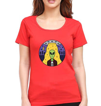 Load image into Gallery viewer, Alien T-Shirt for Women-Red-Ektarfa.online
