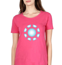 Load image into Gallery viewer, ARC REACTOR Iron Man Superhero T-Shirt for Women-Pink-Ektarfa.online
