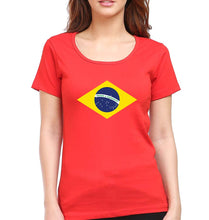Load image into Gallery viewer, Brazil T-Shirt for Women-Red-Ektarfa.online
