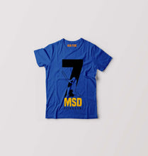 Load image into Gallery viewer, MS Dhoni (MSD) Kids T-Shirt for Boy/Girl-Royal Blue-Ektarfa.online
