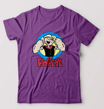 Load image into Gallery viewer, Popeye T-Shirt for Men-Purple-Ektarfa.online
