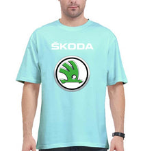 Load image into Gallery viewer, Skoda Oversized T-Shirt for Men-Mint-Ektarfa.online
