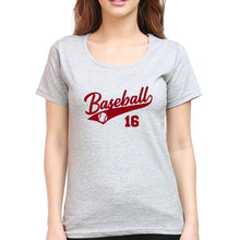 Load image into Gallery viewer, Baseball T-Shirt for Women-Grey Melange-Ektarfa.online
