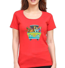 Load image into Gallery viewer, Scooby Doo T-Shirt for Women-Red-Ektarfa.online

