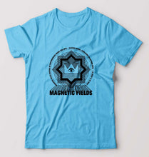 Load image into Gallery viewer, Magnetic fields T-Shirt for Men-Light Blue-Ektarfa.online
