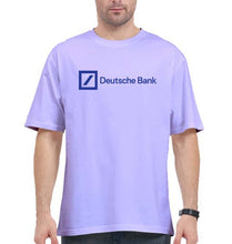 Load image into Gallery viewer, Deutsche Bank Oversized T-Shirt for Men-Lavender-Ektarfa.online
