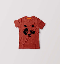 Load image into Gallery viewer, Panda Kids T-Shirt for Boy/Girl-Brick Red-Ektarfa.online
