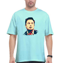 Load image into Gallery viewer, Elon Musk Oversized T-Shirt for Men-Mint-Ektarfa.online
