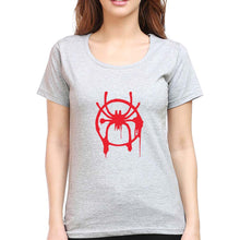 Load image into Gallery viewer, Spiderman Superhero T-Shirt for Women-Grey Melange-Ektarfa.online
