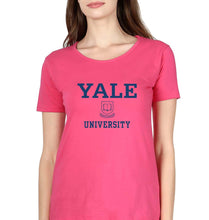 Load image into Gallery viewer, Yale University T-Shirt for Women-Pink-Ektarfa.online
