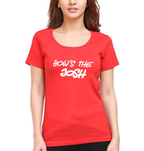 Load image into Gallery viewer, How&#39;s The Josh T-Shirt for Women-Red-Ektarfa.online
