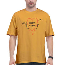 Load image into Gallery viewer, Harry Styles Oversized T-Shirt for Men-Golden Yellow-Ektarfa.online
