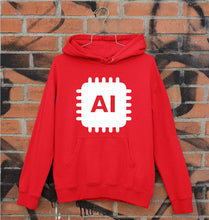 Load image into Gallery viewer, Artificial intelligence (AI) Unisex Hoodie for Men/Women-Red-Ektarfa.online
