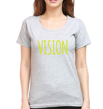 Load image into Gallery viewer, Vision T-Shirt for Women-Grey Melange-Ektarfa.online
