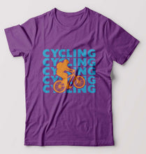 Load image into Gallery viewer, Cycling T-Shirt for Men-Purple-Ektarfa.online
