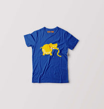 Load image into Gallery viewer, Hipster Elephant Kids T-Shirt for Boy/Girl-Royal Blue-Ektarfa.online
