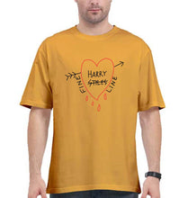Load image into Gallery viewer, Harry Styles Oversized T-Shirt for Men-Golden Yellow-Ektarfa.online
