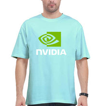 Load image into Gallery viewer, Nvidia Oversized T-Shirt for Men-Mint-Ektarfa.online

