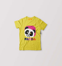 Load image into Gallery viewer, Panda Kids T-Shirt for Boy/Girl-Yellow-Ektarfa.online
