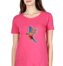 Load image into Gallery viewer, Parrot T-Shirt for Women-Pink-Ektarfa.online
